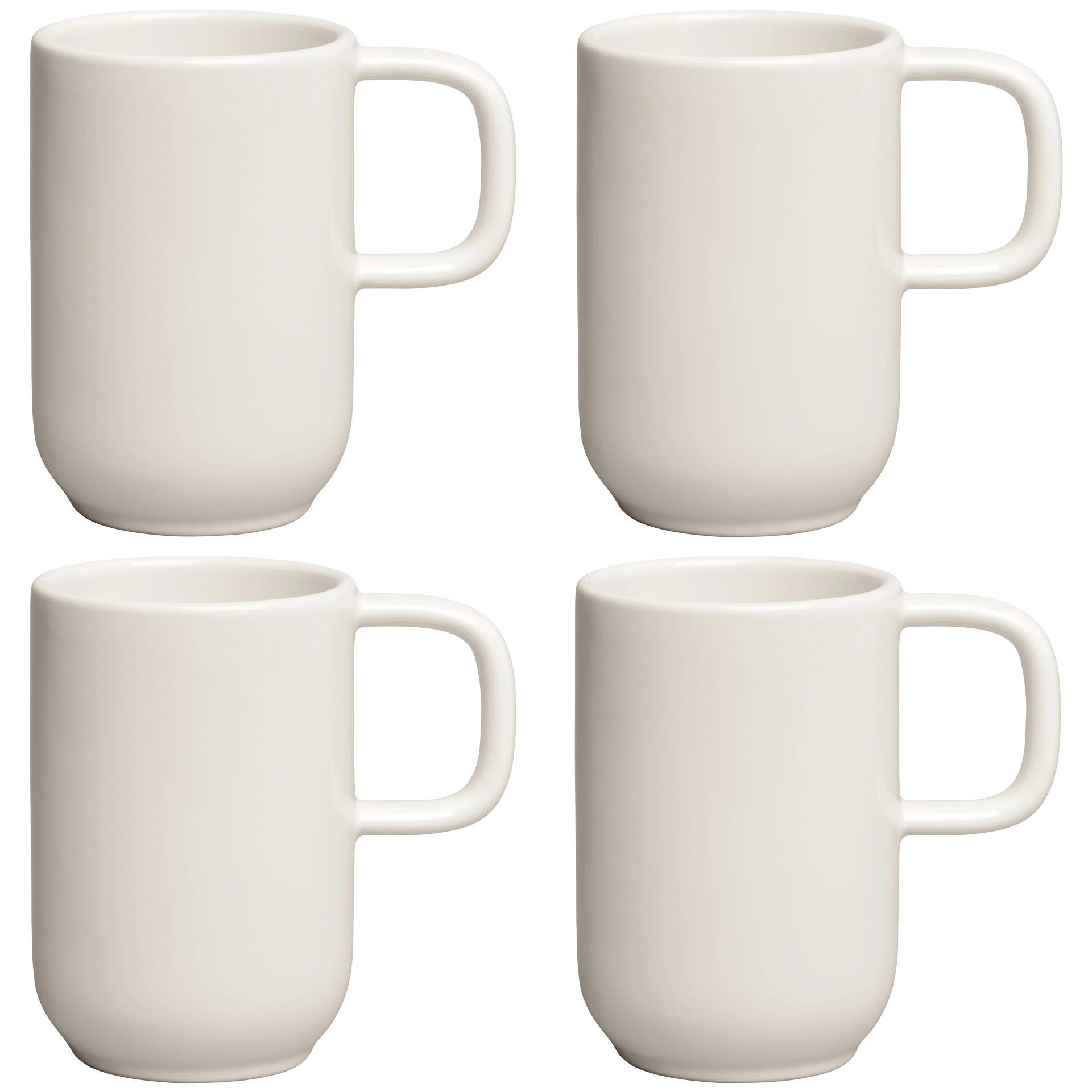 Decotique Bon Krus 4-pak Ivory - Kaffekopper Stent&oslash;j Elfenben - 402145+402145+402145+402145
