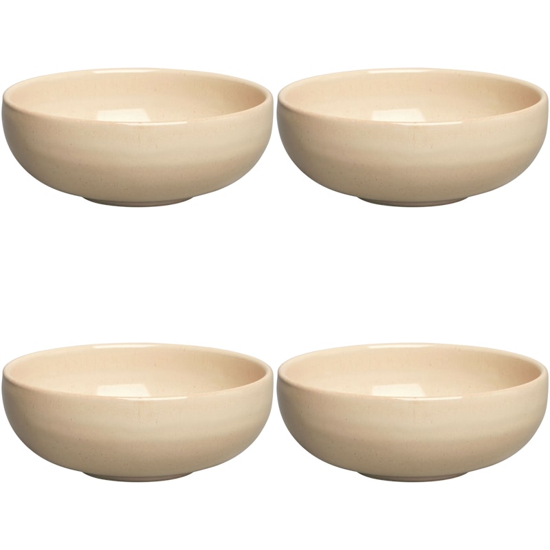 BON Lille Skål 12 cm 4-pak, Beige