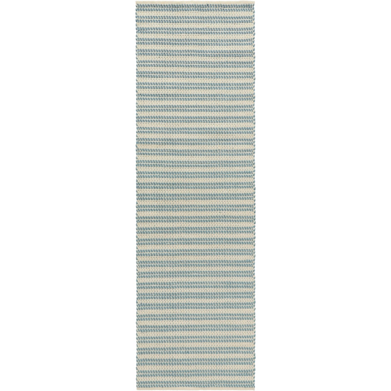 Dune Plastikmåtte 75x150 cm, Dusty Blue / Off-white
