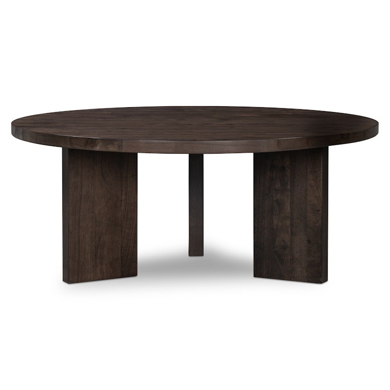Eden Sofabord 90 cm, Mørkt Egetræ