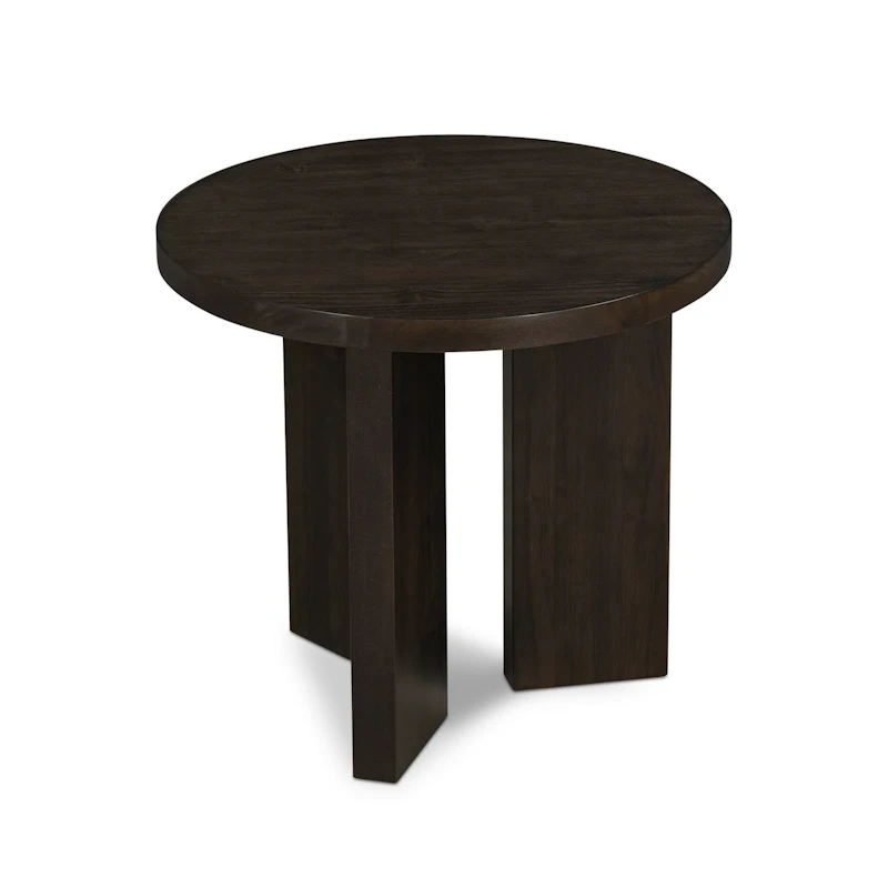 Eden Sidebord 50 cm, Mørkt Egetræ