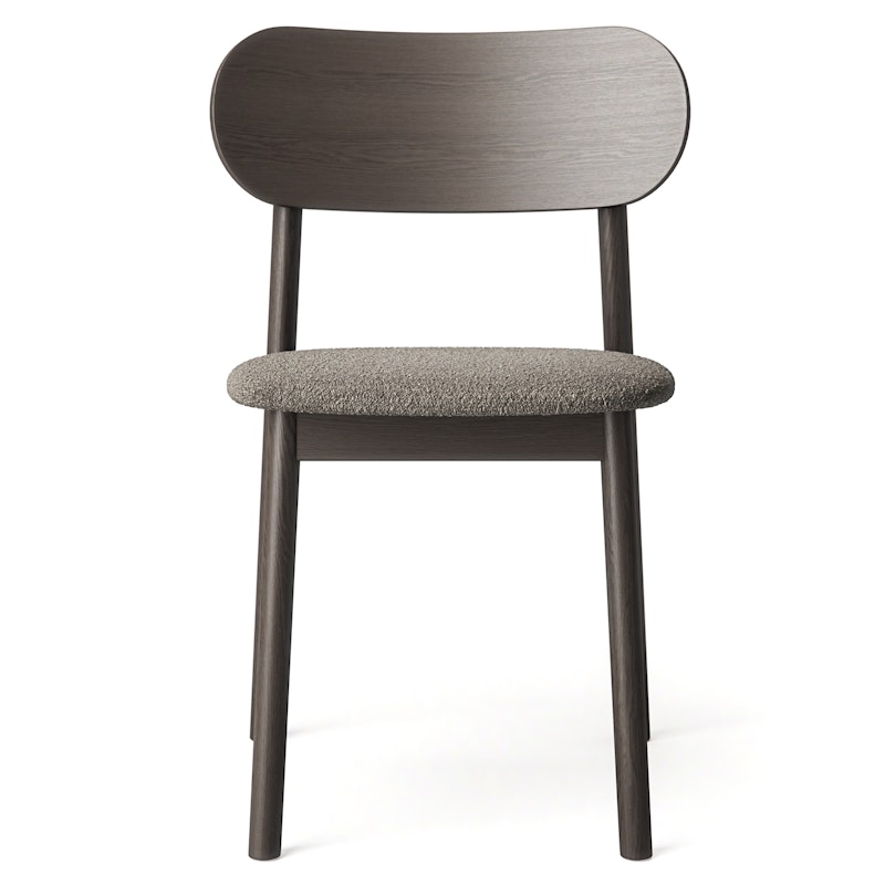 Elephant Stol, Mørkt Egetræ / Brunt Bouclé