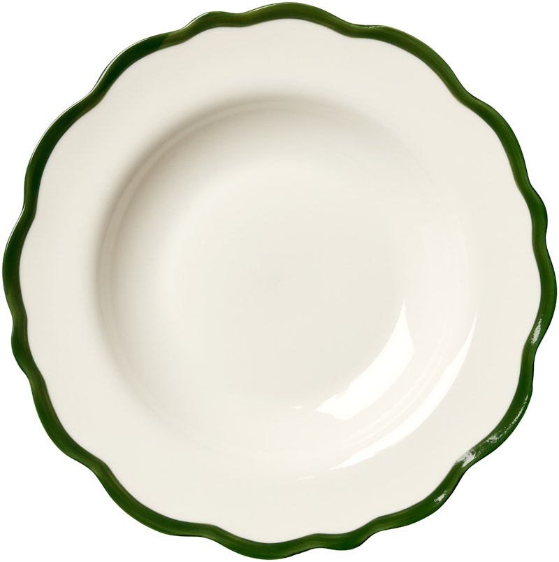 Fleur Skål 23 cm, Mørkegrøn