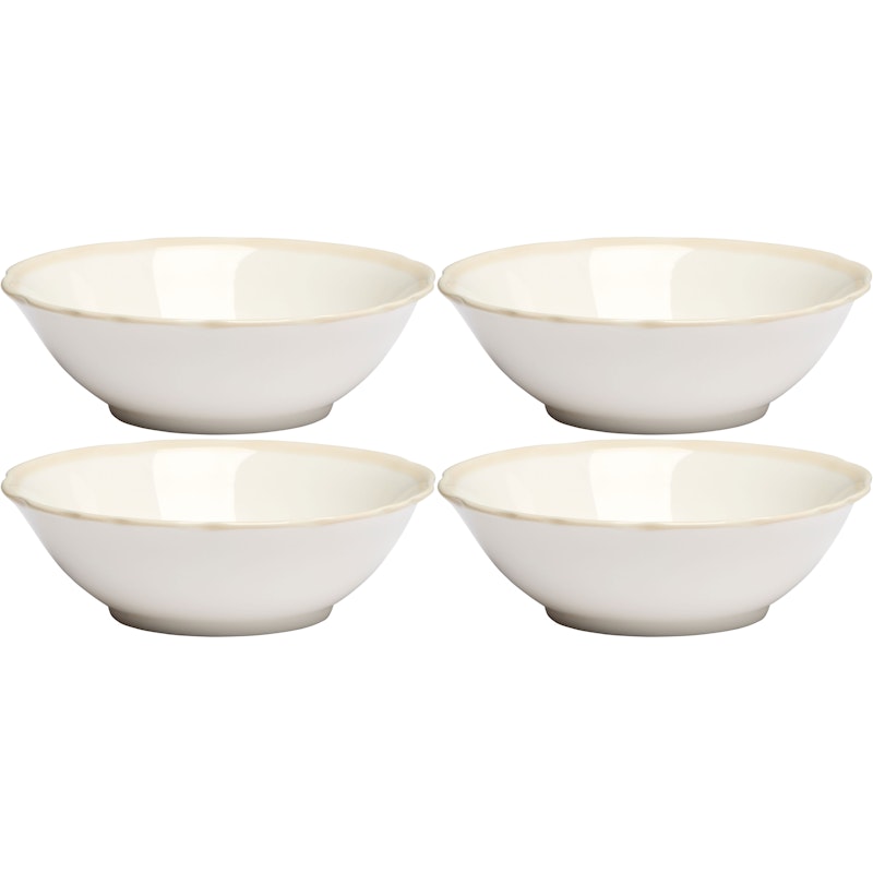 Fleur Skål 15 cm 4-pak, Sand