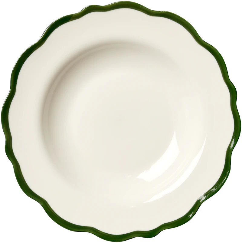 Fleur Skål 23 cm, Mørkegrøn