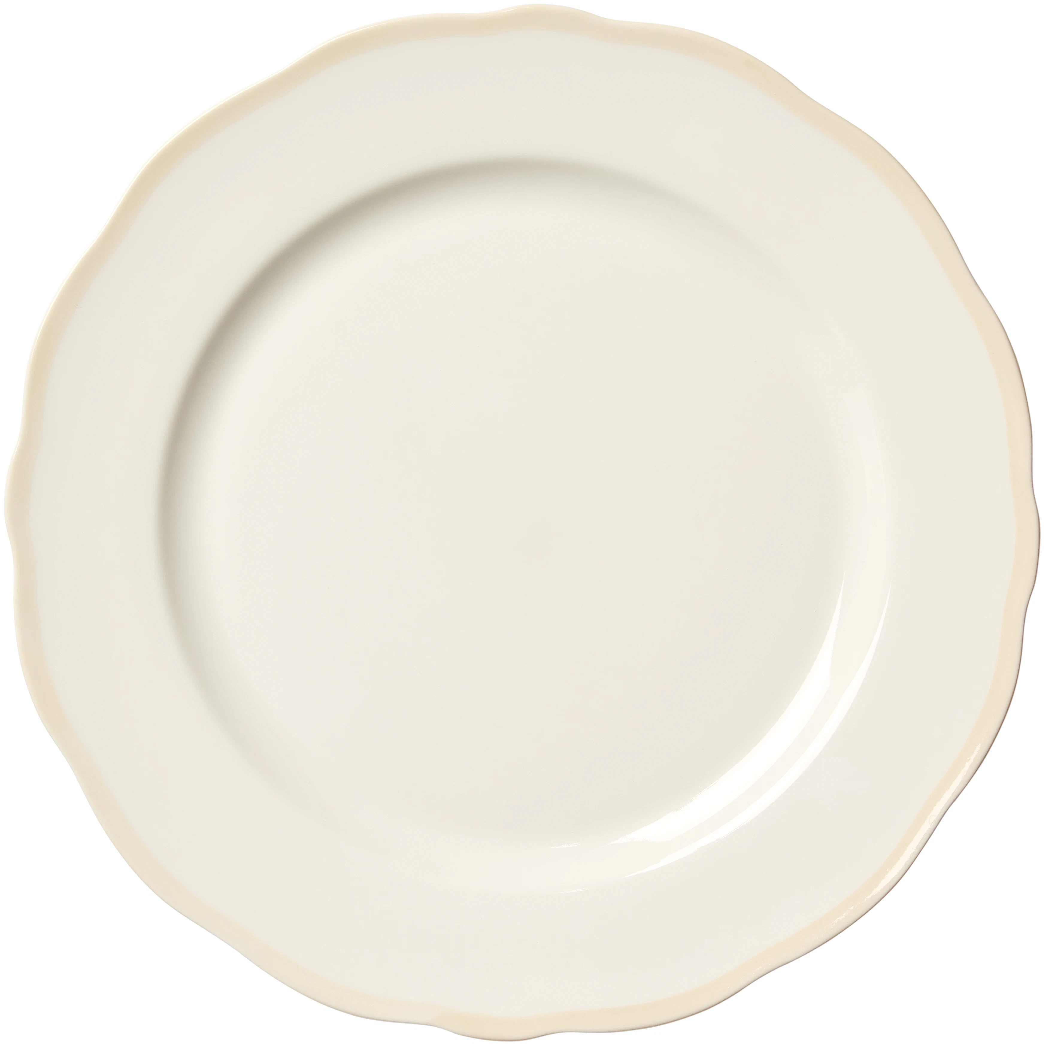 Decotique Fleur Tallerken 28 Cm - Middagstallerkner Keramik Sand - 9210943