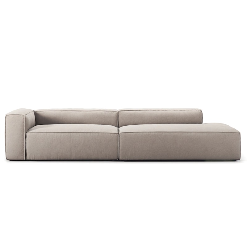 Grand 3-Personers Sofa åben ende Højre, Sandshell Beige