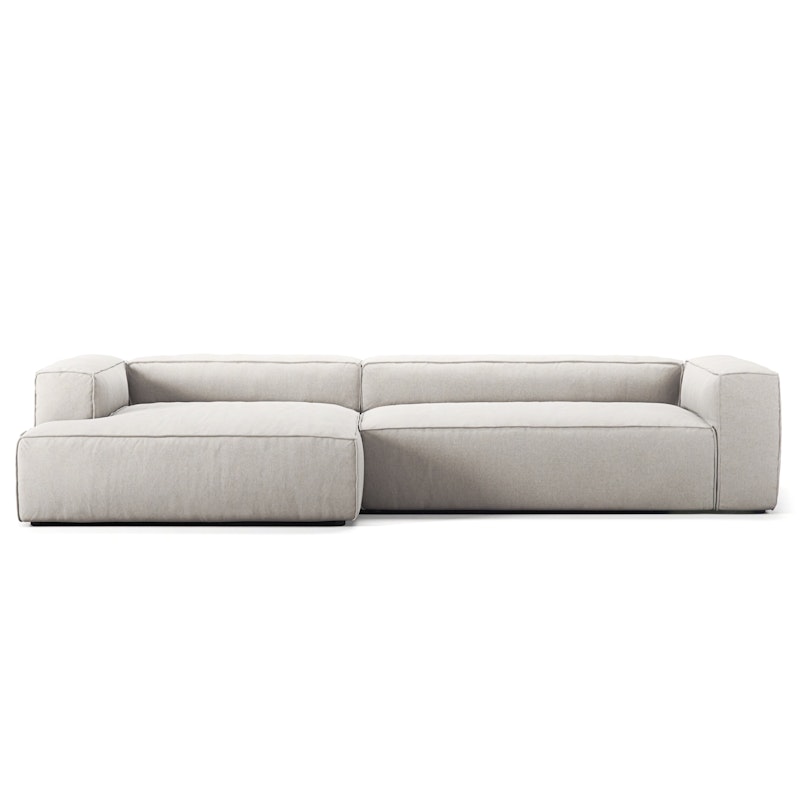 Grand 4-Personers Sofa chaiselong Venstre, Moon White