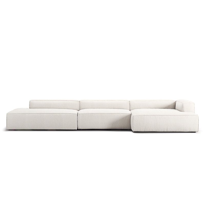 Grand 5-Personers Sofa åben ende Venstre, Steam White