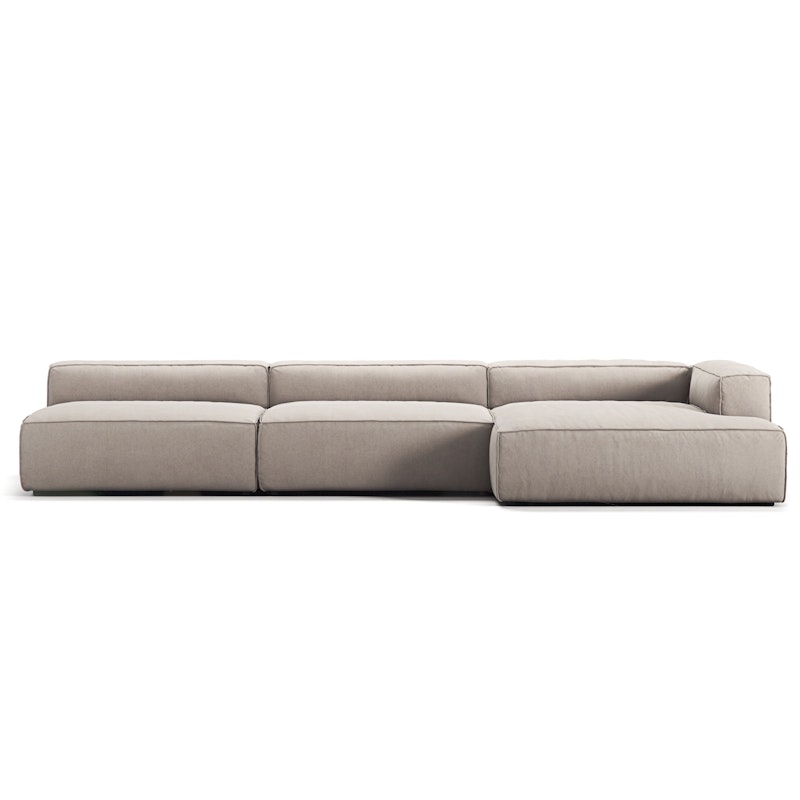 Grand 5-Personers Sofa chaiselong Højre, Sandshell Beige