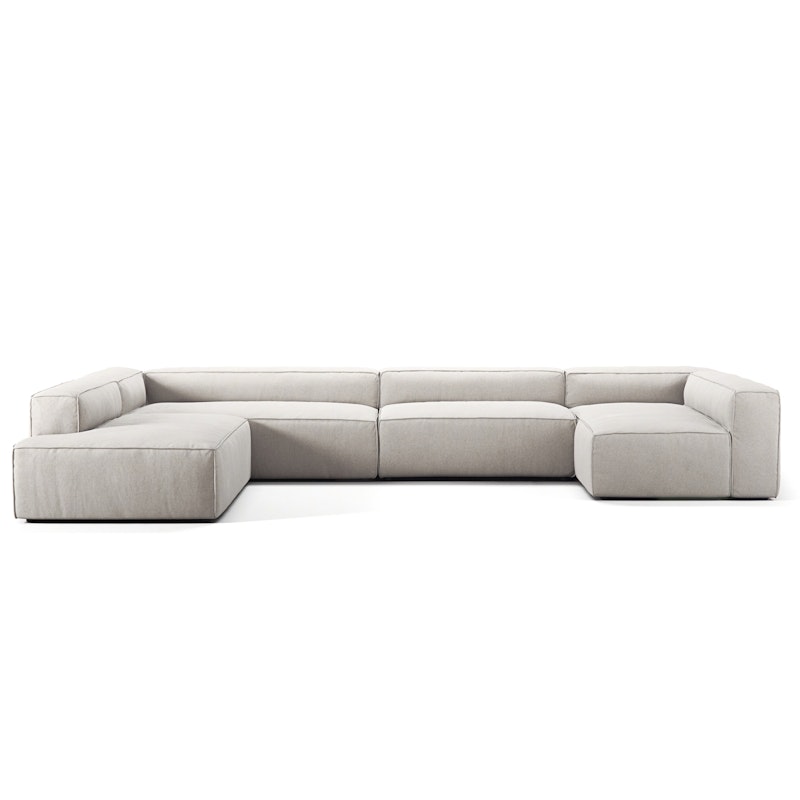 Grand 5-Personers Sofa divan Venstre, Moon White