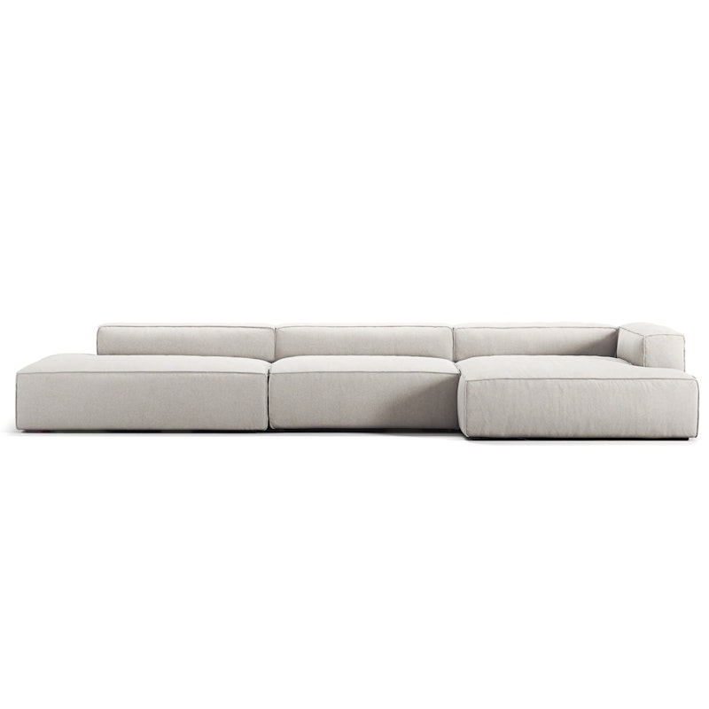 Grand 5-Personers Sofa åben ende Venstre, Moon White