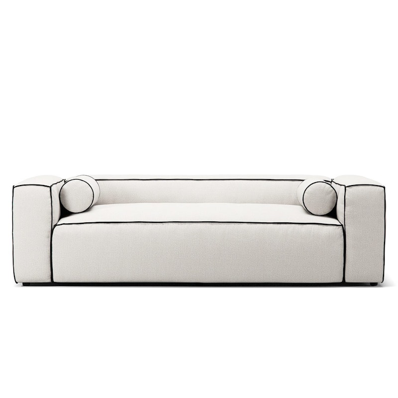 Grand Hue 2-Personers Sofa, Steam White / Mine Graphite