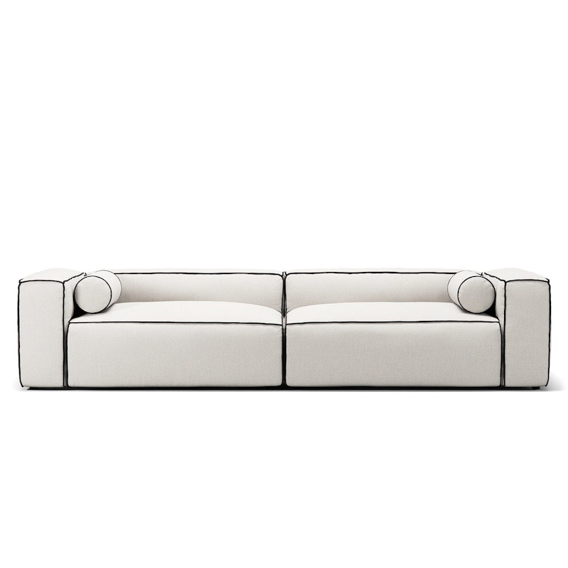 Grand Hue 4-Personers Sofa, Steam White / Mine Graphite