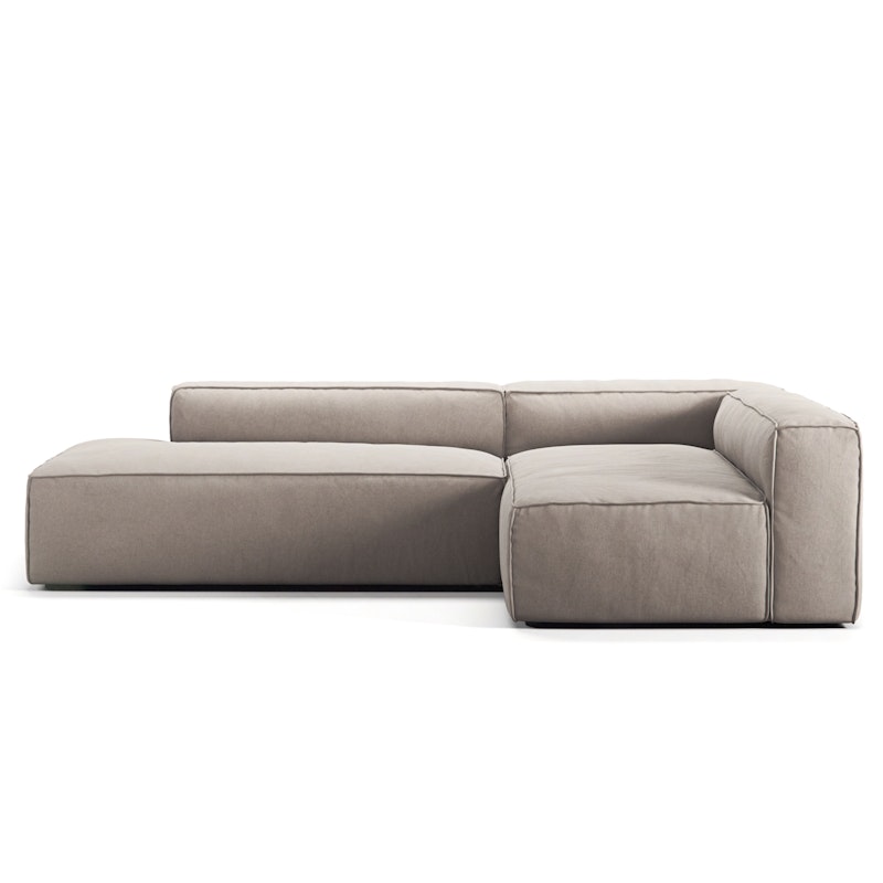 Grand Loungesofa 3-Pers åben ende Venstre, Sandshell Beige