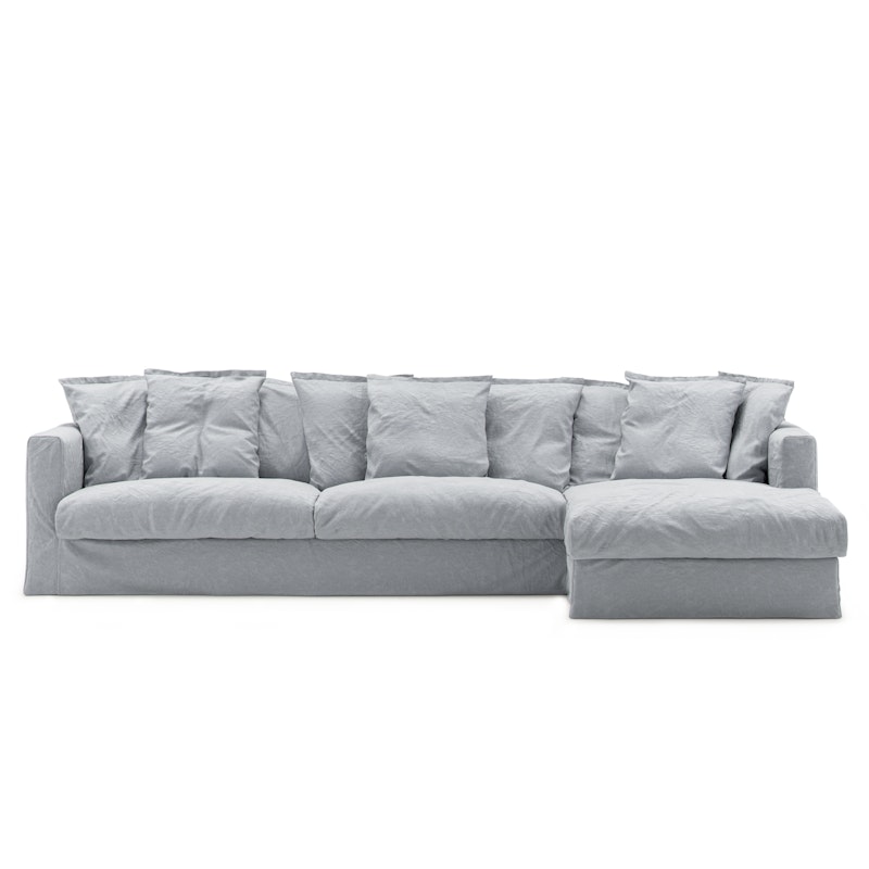 Le Grand Air 3-Personers Sofa Hør Divan Højre, Nordic Sky