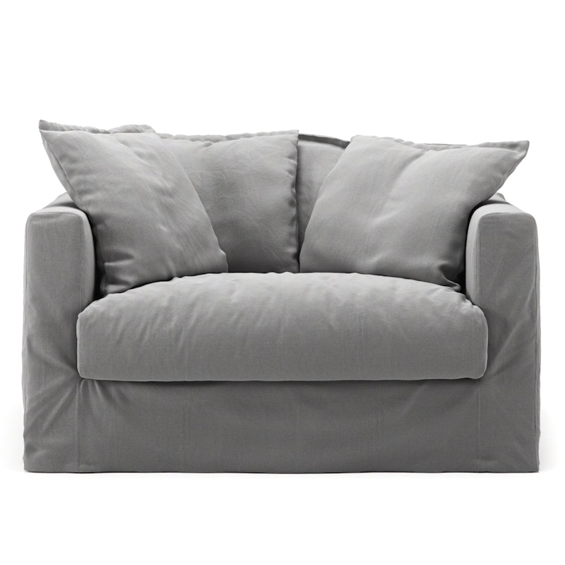 Le Grand Air Love Seat Bomuld, Lysegråt