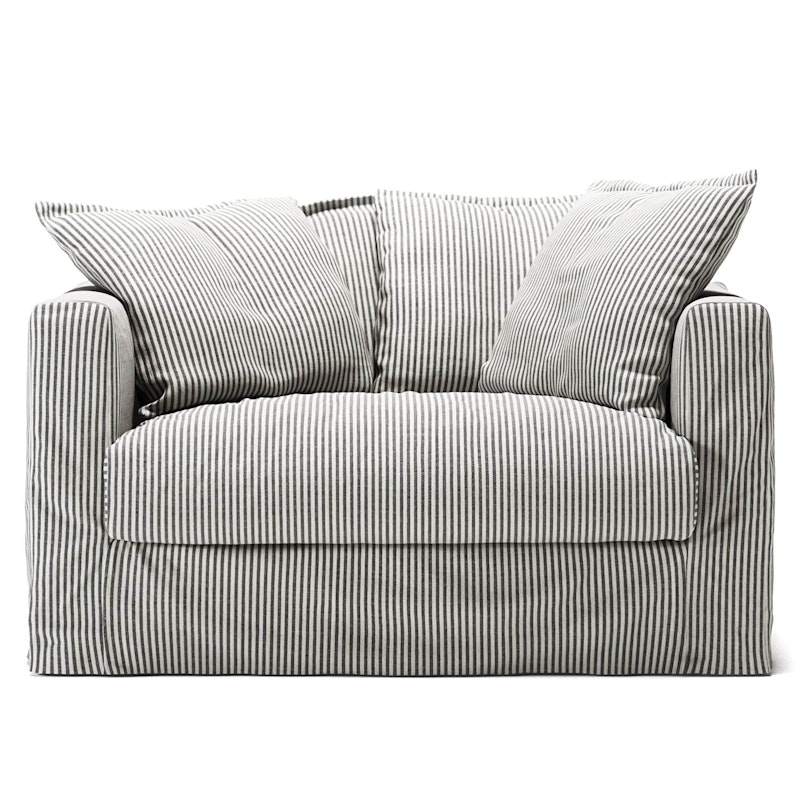 Le Grand Air Love Seat Hør, Ash Stripe