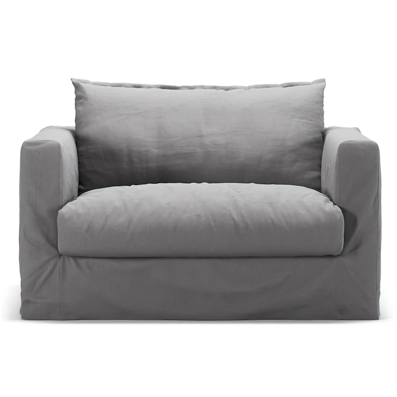 Le Grand Air Nou Love Seat Bomuld, Lysegråt