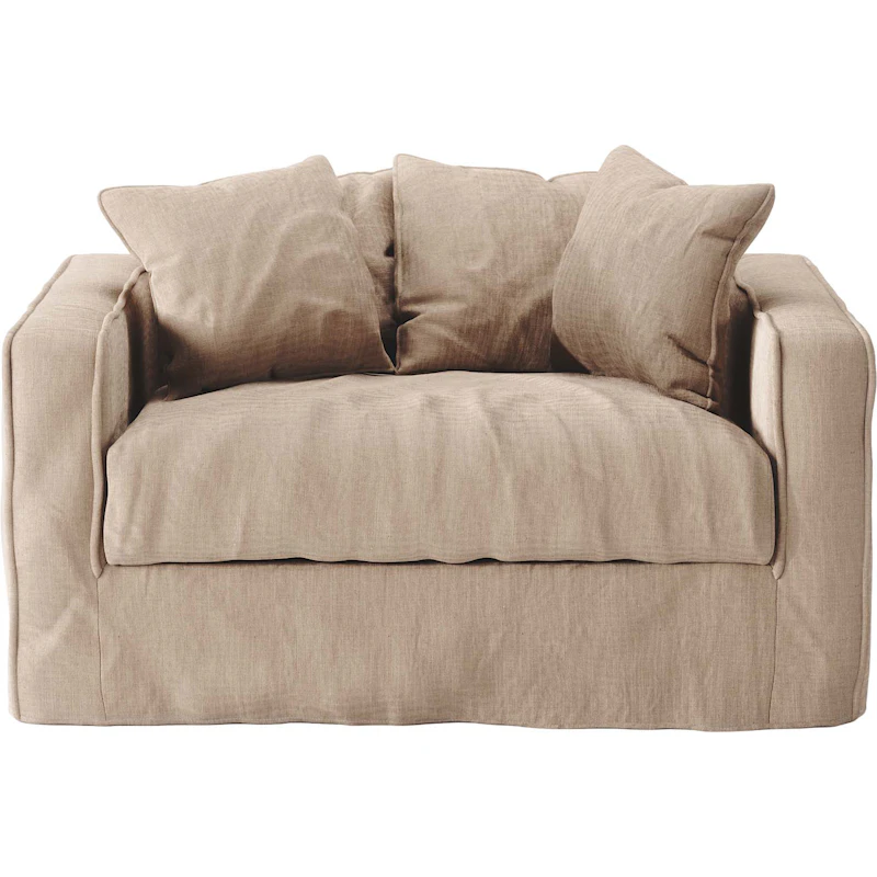 Loom Love Seat Hør, Beige