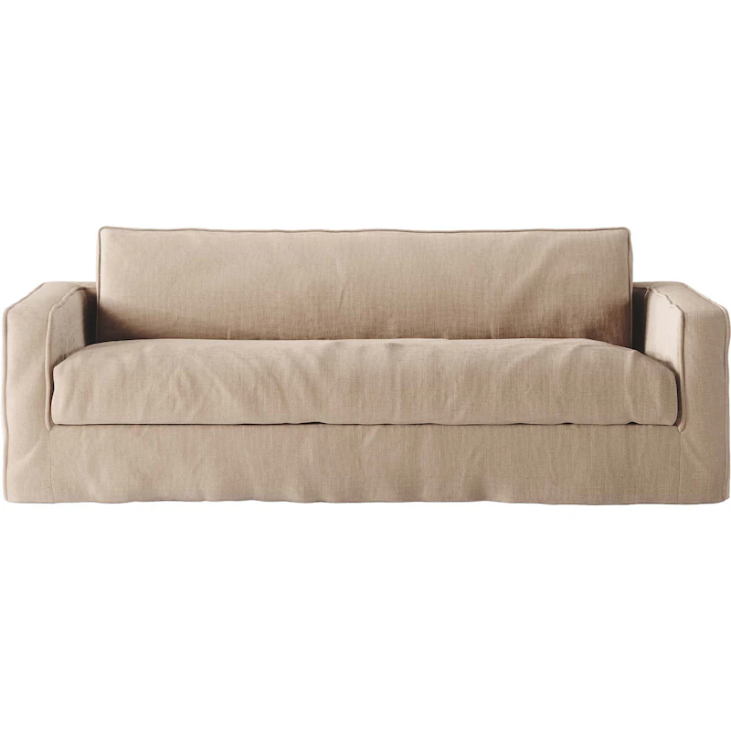 Betræk Til Loom Nest 3-Personers Sofa Linne, Beige