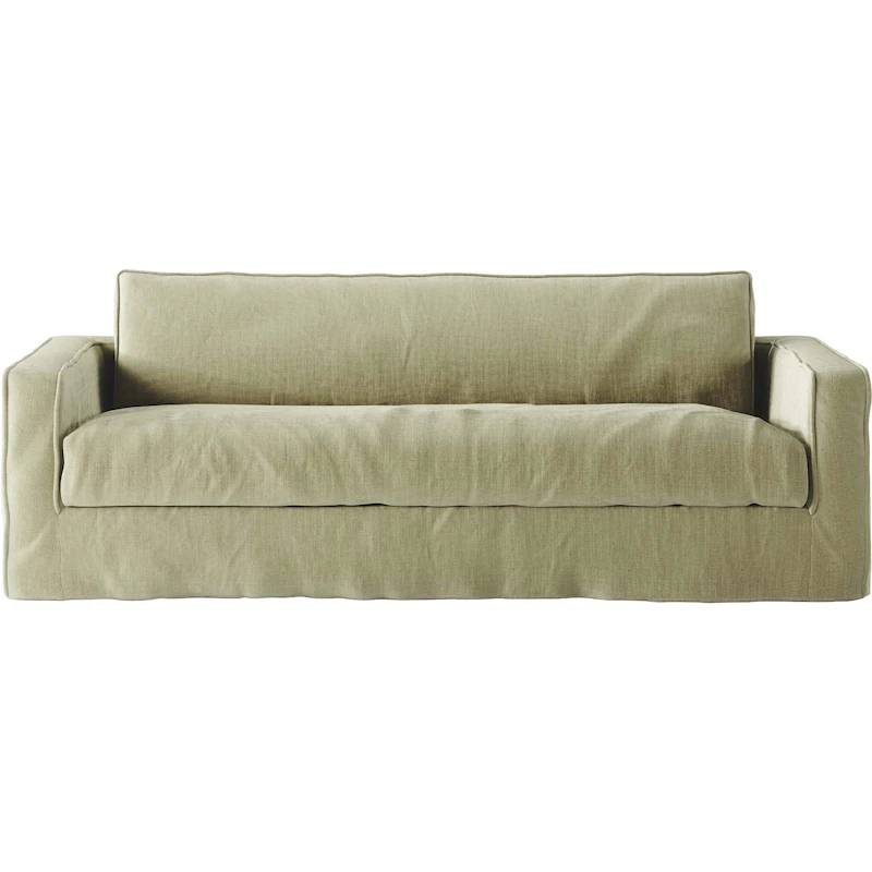 Betræk Til Loom Nest 3-Personers Sofa Linne, Moss