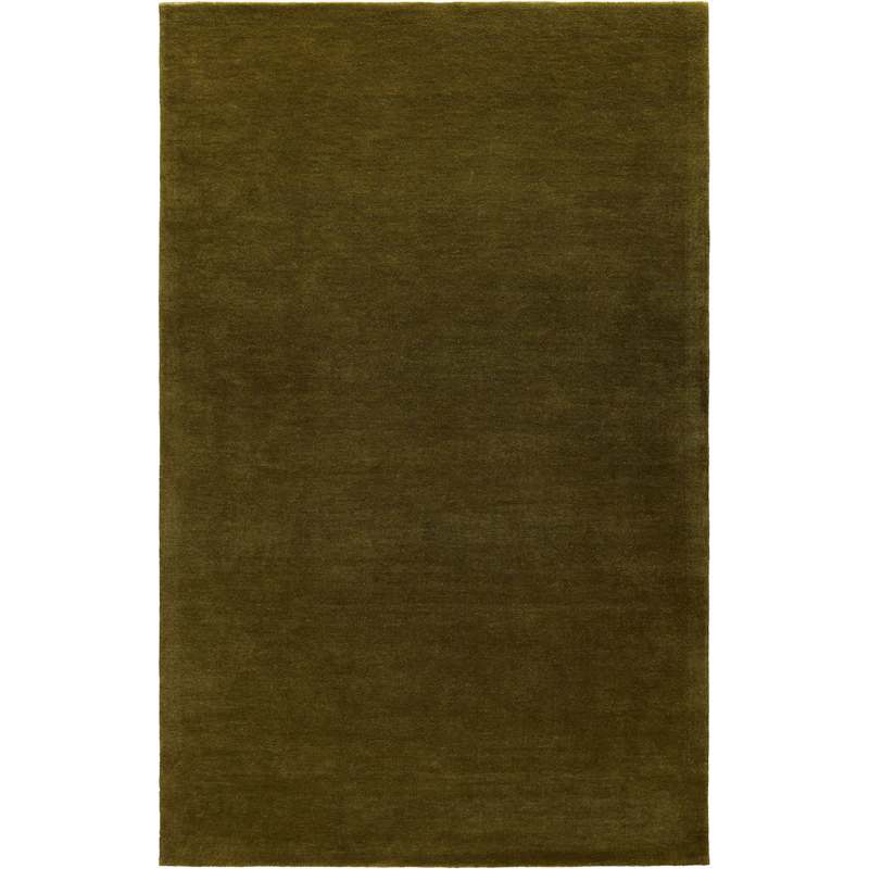 Nordic Plain Uldgulvtæppe 300x400 cm, Moss