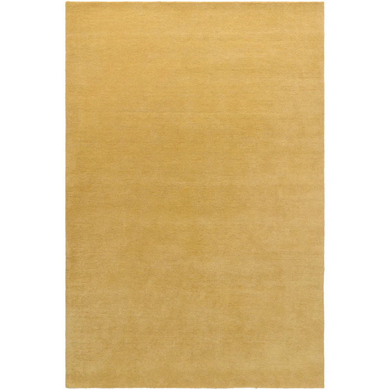 Nordic Plain Uldgulvtæppe 250x350 cm, Guld