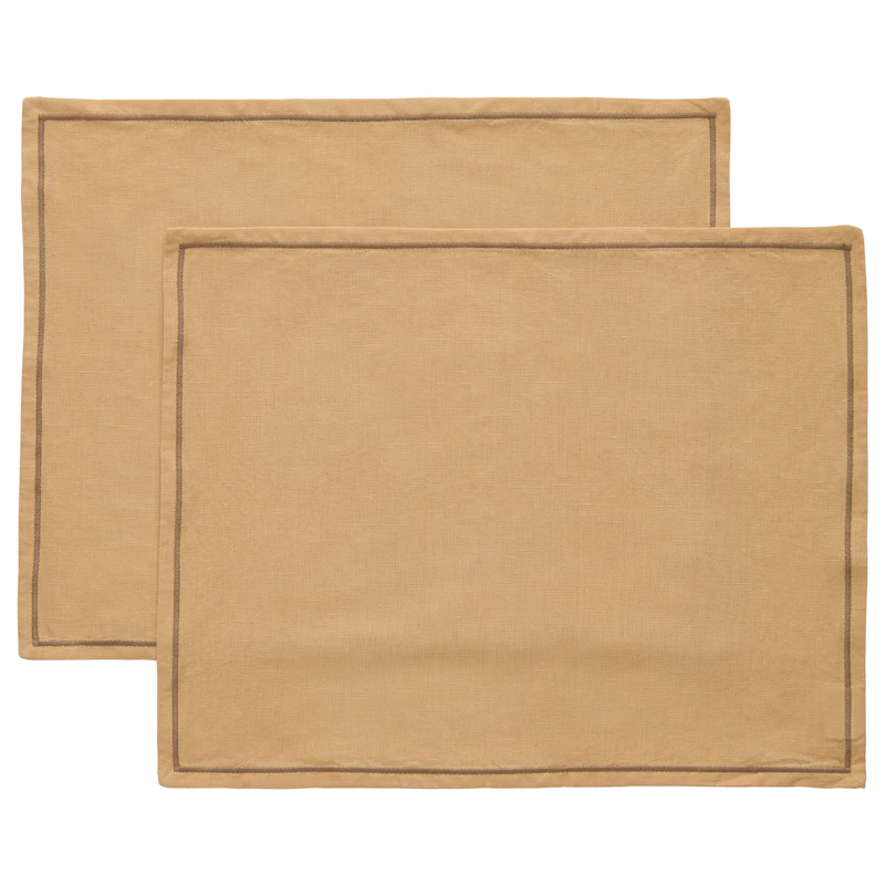 Sienna Dækkeserviet 35x45 cm 2-pak, Beige