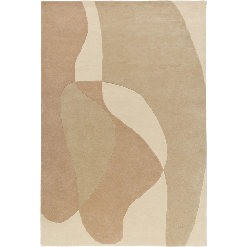 Tulip Uldgulvtæppe 250x350 cm, Beige