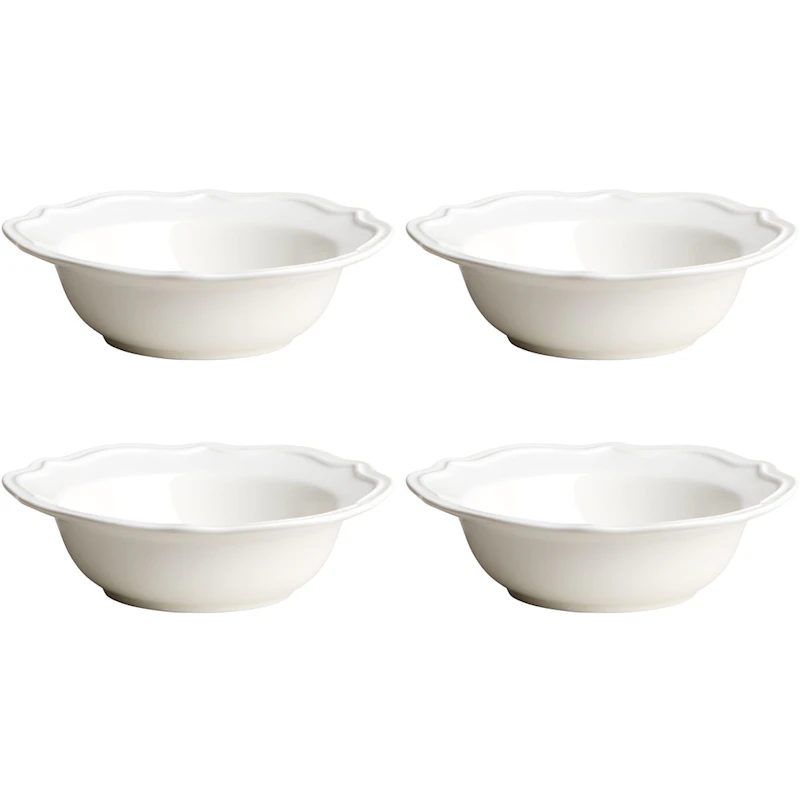 Violette Skål 15 cm 4-pack, Hvid