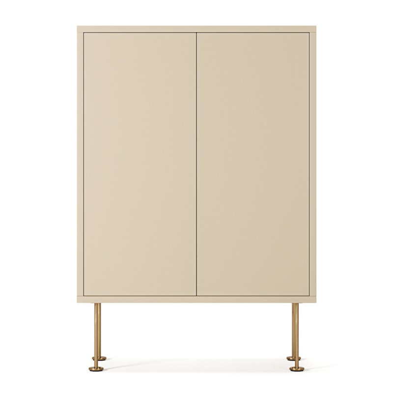 Vogue 64 Skab, Sand / Messing