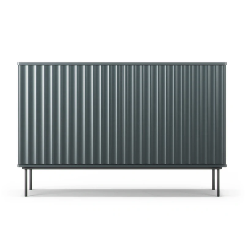 Wave Sideboard With 2 Doors, Grey