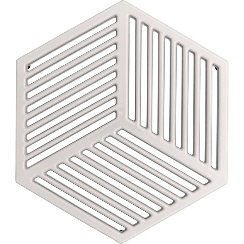 Natural Canvas Bordskåner Støbejern 21,5x24,5 cm, Hvid