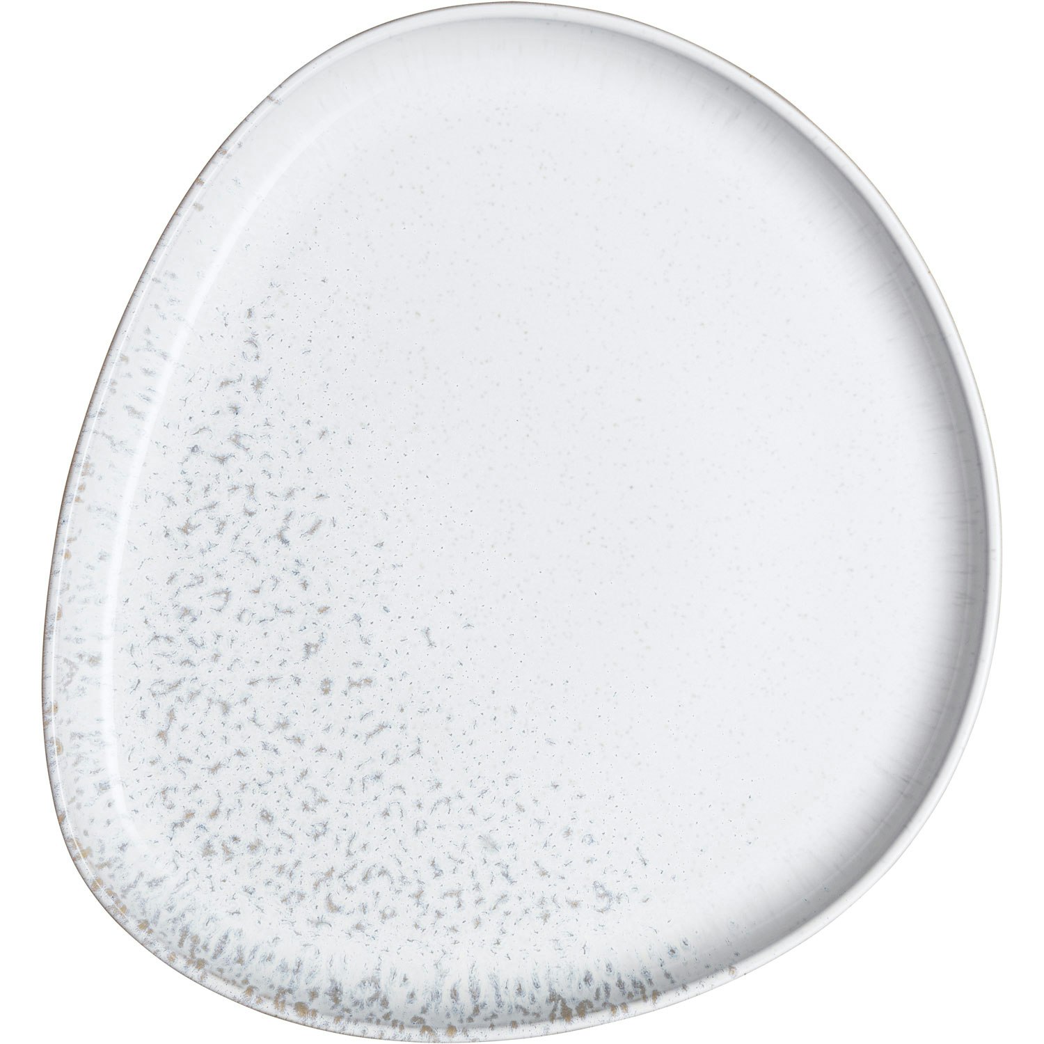 Denby Kiln Organic Serveringsfad 27x30 Cm - Serveringsfad Stent&oslash;j Beige - 462010936