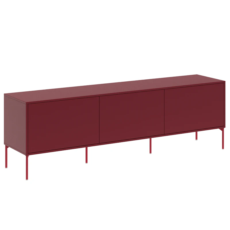 Bloc Tv-Bord 180 cm, Garnet Red