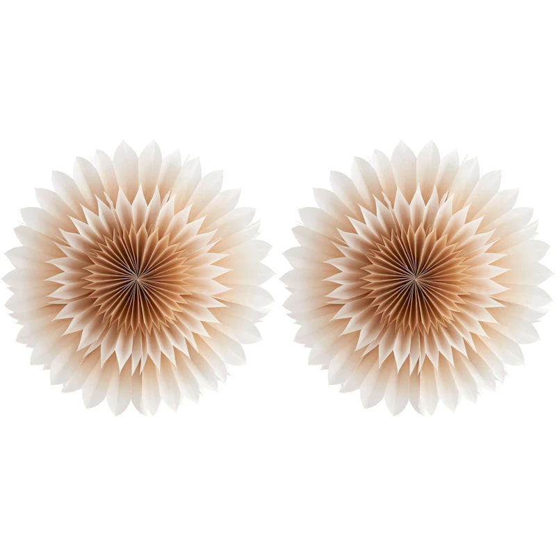 Lily Papirstjerne 50 cm Golden Beige 2-pak