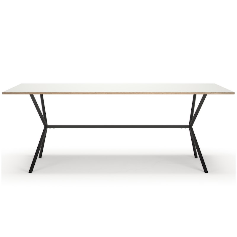 Loft Dining Table Spisebord Hvidt, 90x200 cm