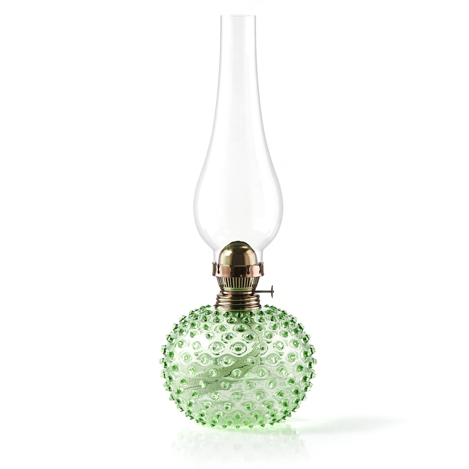 Department Paris Olielampe Light Green - Paraffin & Olielamper Glas Lysegr&oslash;n - 17502328