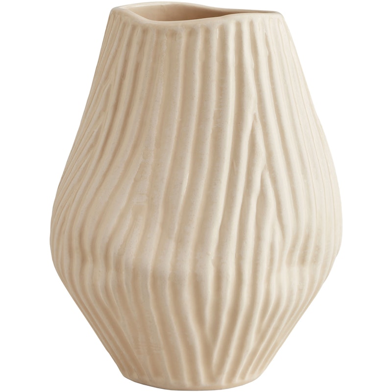 Willow Vase 20,5 cm, Cremefarvet