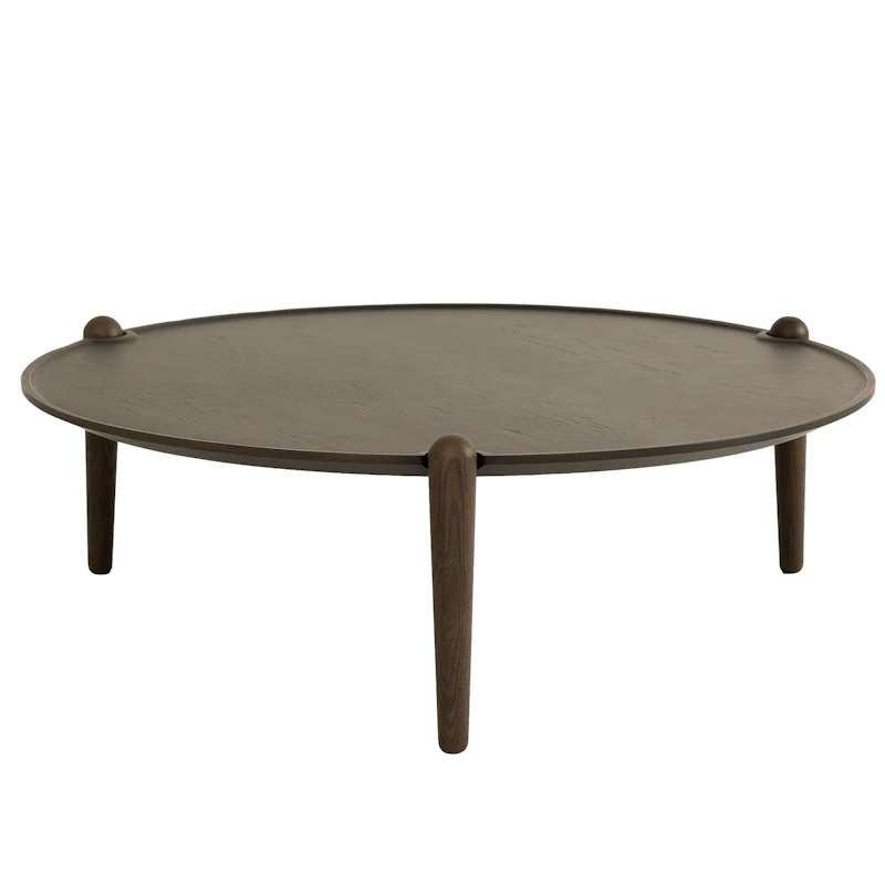 Aria Bord Ø90 cm H30 cm, Mørk Eg