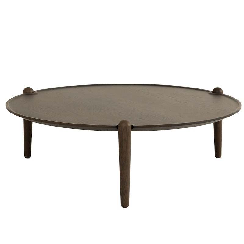 Aria Bord Ø90 cm H30 cm, Mørk Eg