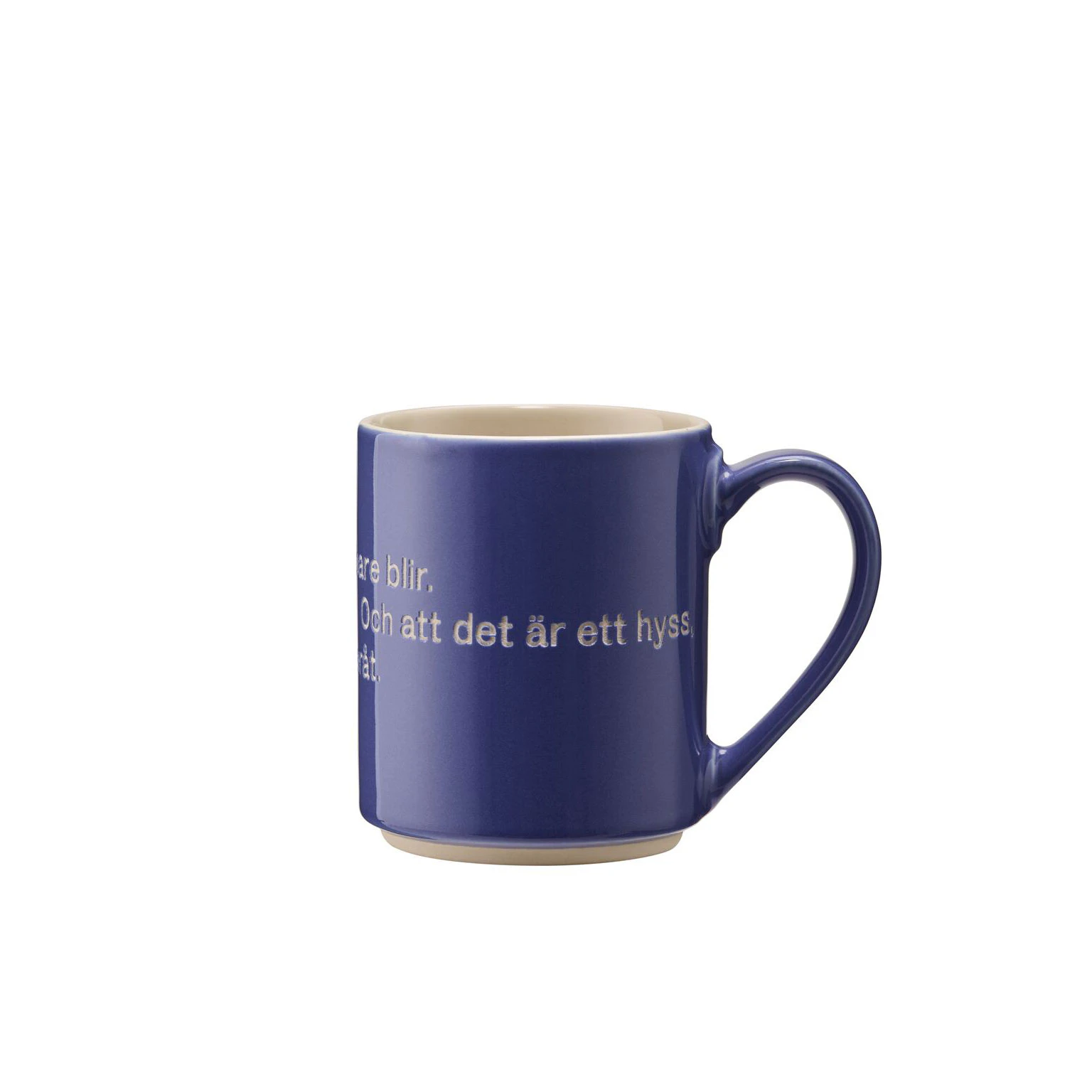 Design House Stockholm Astrid Lindgren Krus 5 Hyss Hittar Man Inte P&aring; - Kaffekopper Stent&oslash;j Bl&aring; - 2533-0000