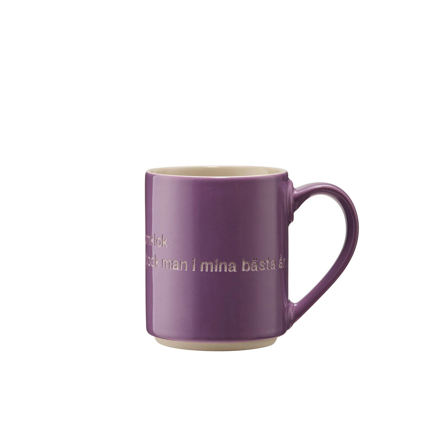 Design House Stockholm Astrid Lindgren Krus 8 Jag &Auml;r En Vacker... - Kaffekopper Stent&oslash;j Lilla - 2536-0000