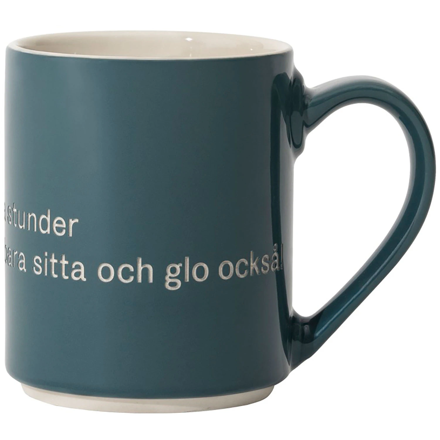 Design House Stockholm Astrid Lindgren Krus Och S&aring; Ska Man Ju Ha - Kaffekopper Stent&oslash;j M&oslash;rkebl&aring; - 2745-0000