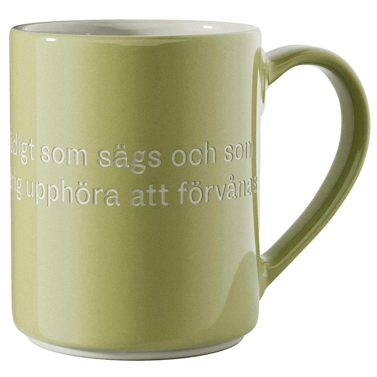 Design House Stockholm Astrid Lindgren Krus Voj Voj S&aring; Mycket On&ouml;digt Som S&auml;gs - Kaffekopper Nyt Benporcel&aelig;n Spring Green - 3038-0000