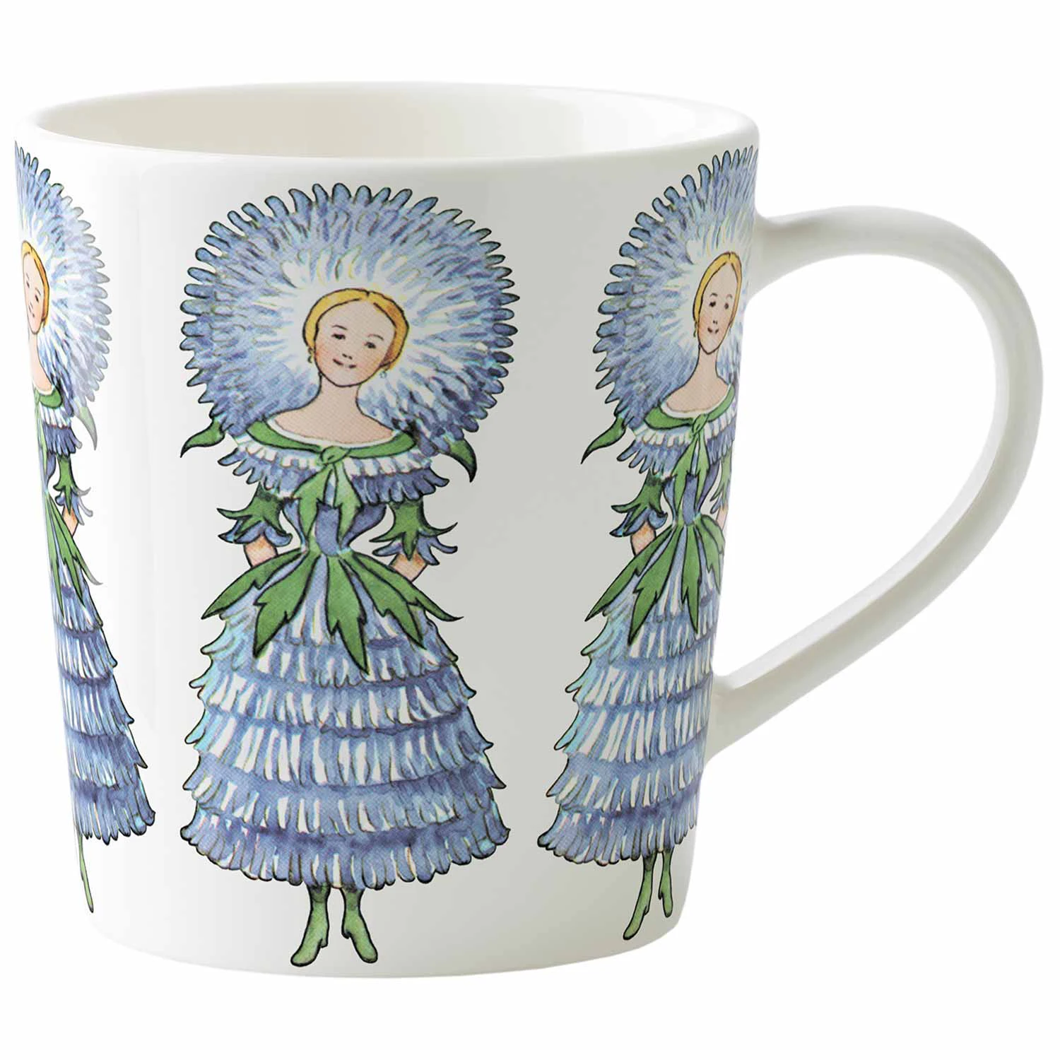 Design House Stockholm Elsa Beskow Krus Med H&aring;ndtag 40 Cl Mrs Aster - Kaffekopper Benporcel&aelig;n Multi - 2701-0100