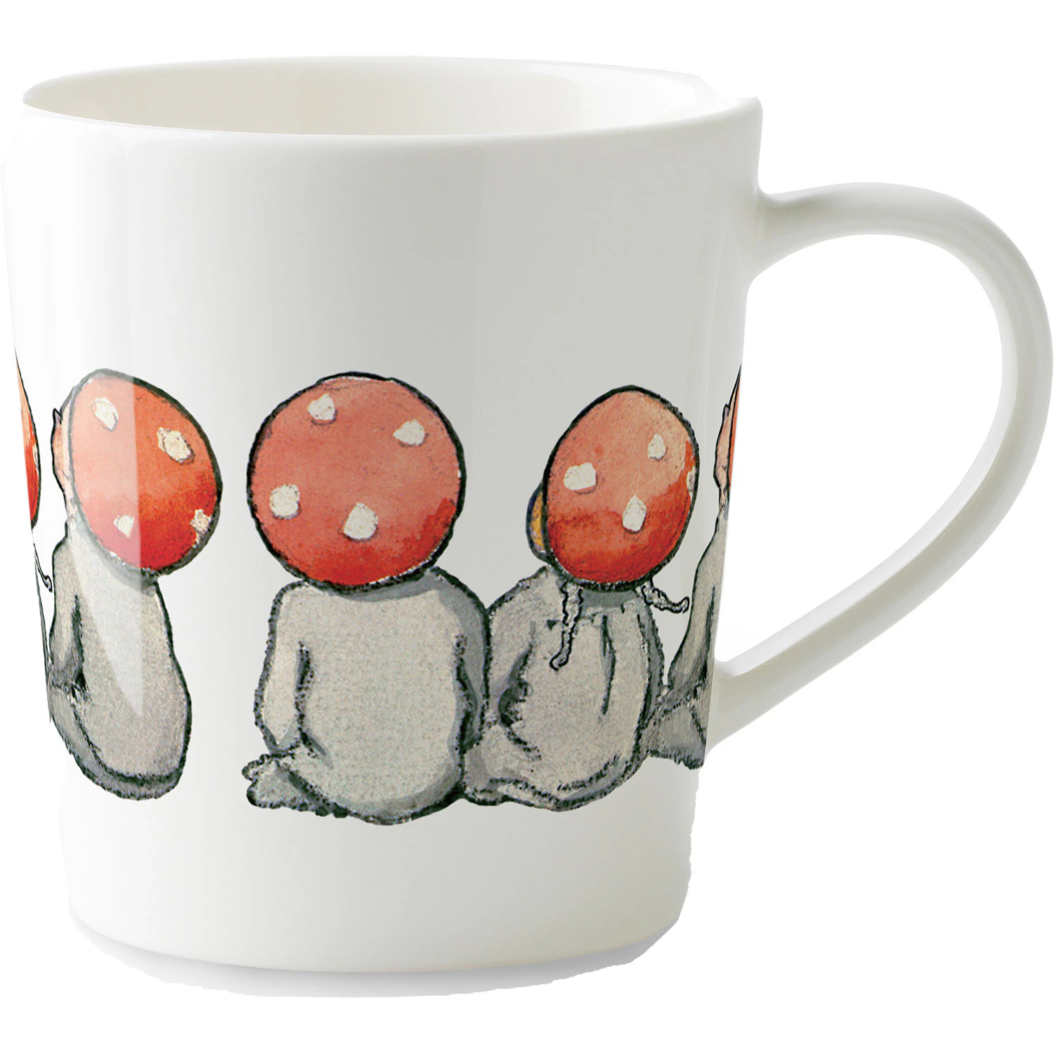 Design House Stockholm Elsa Beskow Krus Med H&aring;ndtag 40 Cl Children Of The Forest - Kaffekopper Benporcel&aelig;n Hvid - 2688-0100