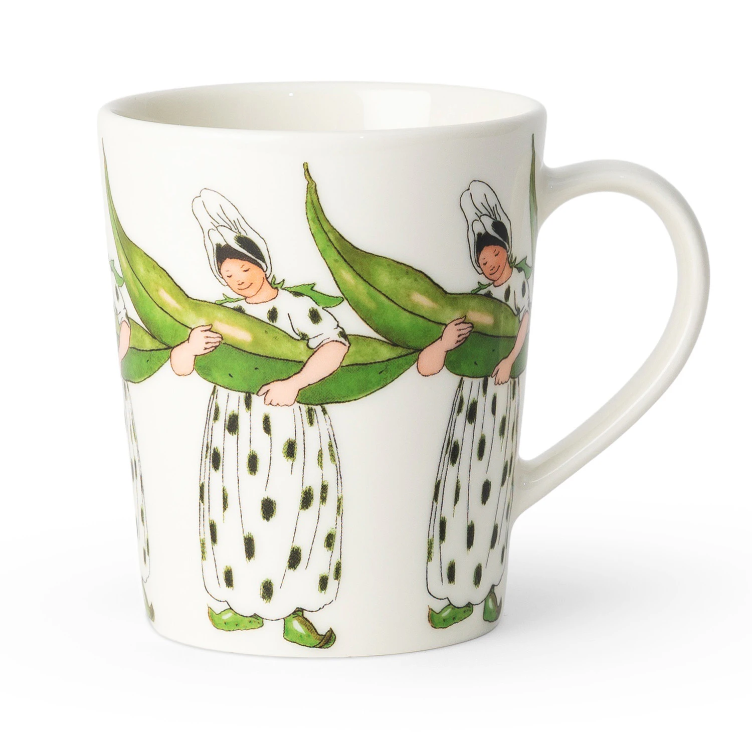 Design House Stockholm Elsa Beskow Krus 28 Cl Mrs Broad Bean - Kaffekopper Benporcel&aelig;n Multi - 3560-0100