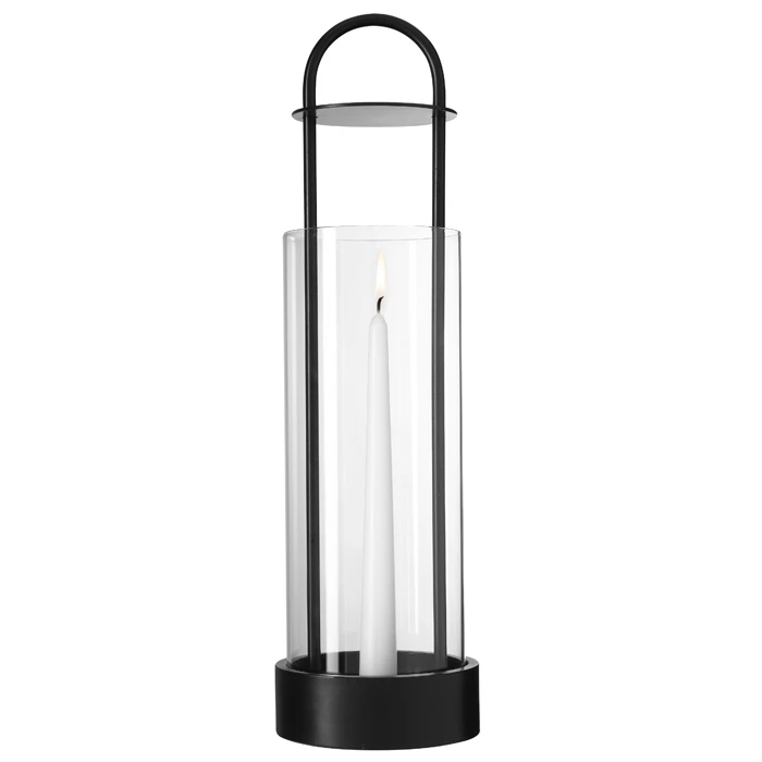 Design House Stockholm Lotus Fyrfadsstage - Fyrfadsstager St&aring;l Sort - 1211-1000